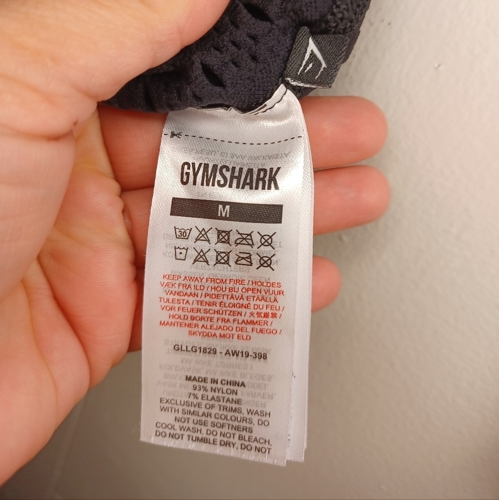 Gymshark Women's Charcoal Leggings - Picture 8 of 8